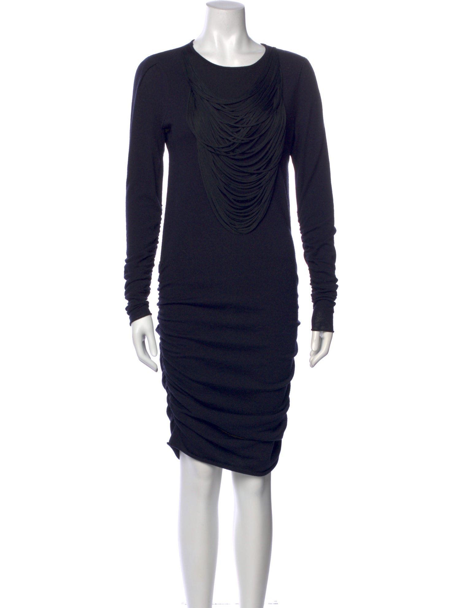 Yigal Azrouël Wool Knee-Length Dress