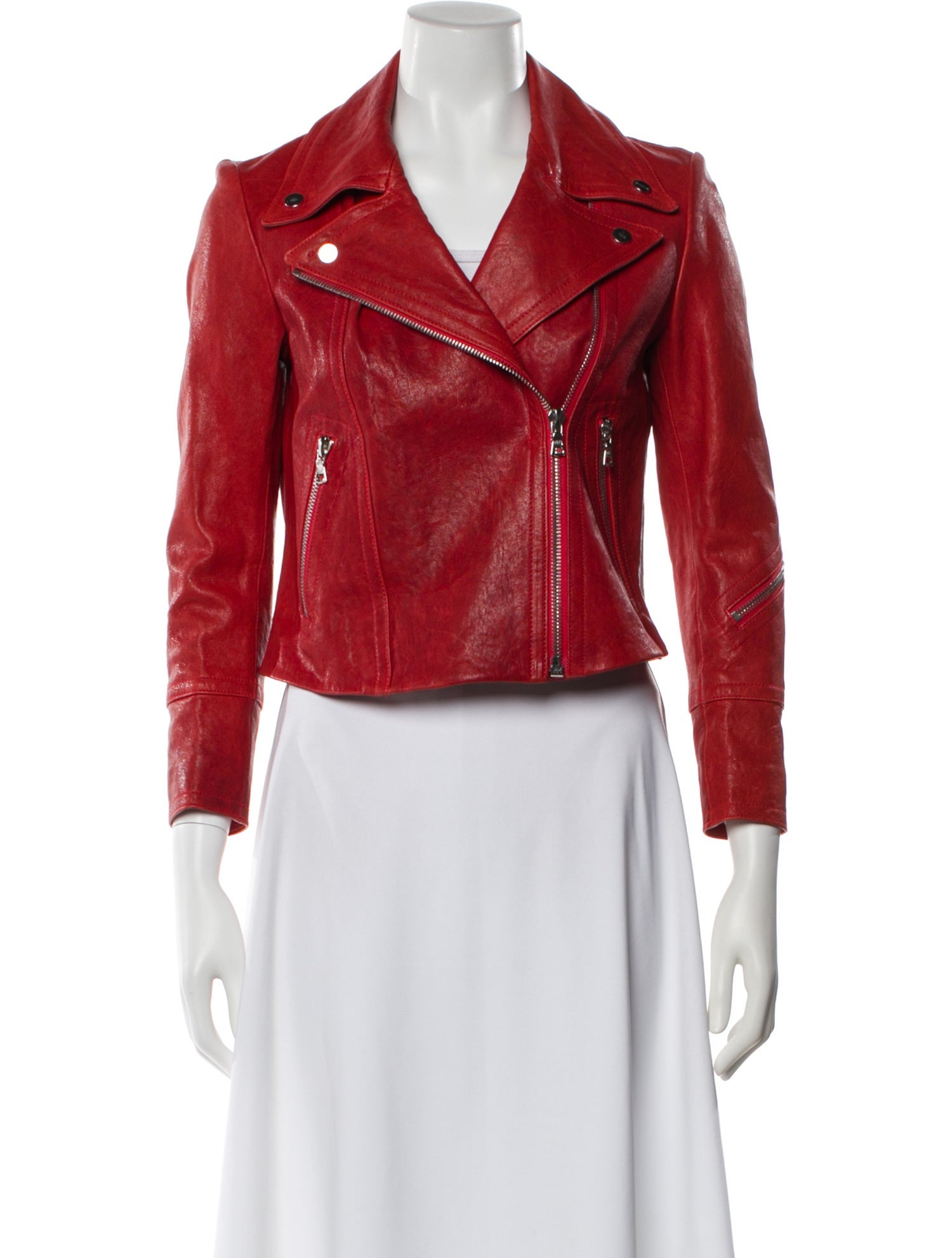 Yigal Azrouël Leather Biker Jacket