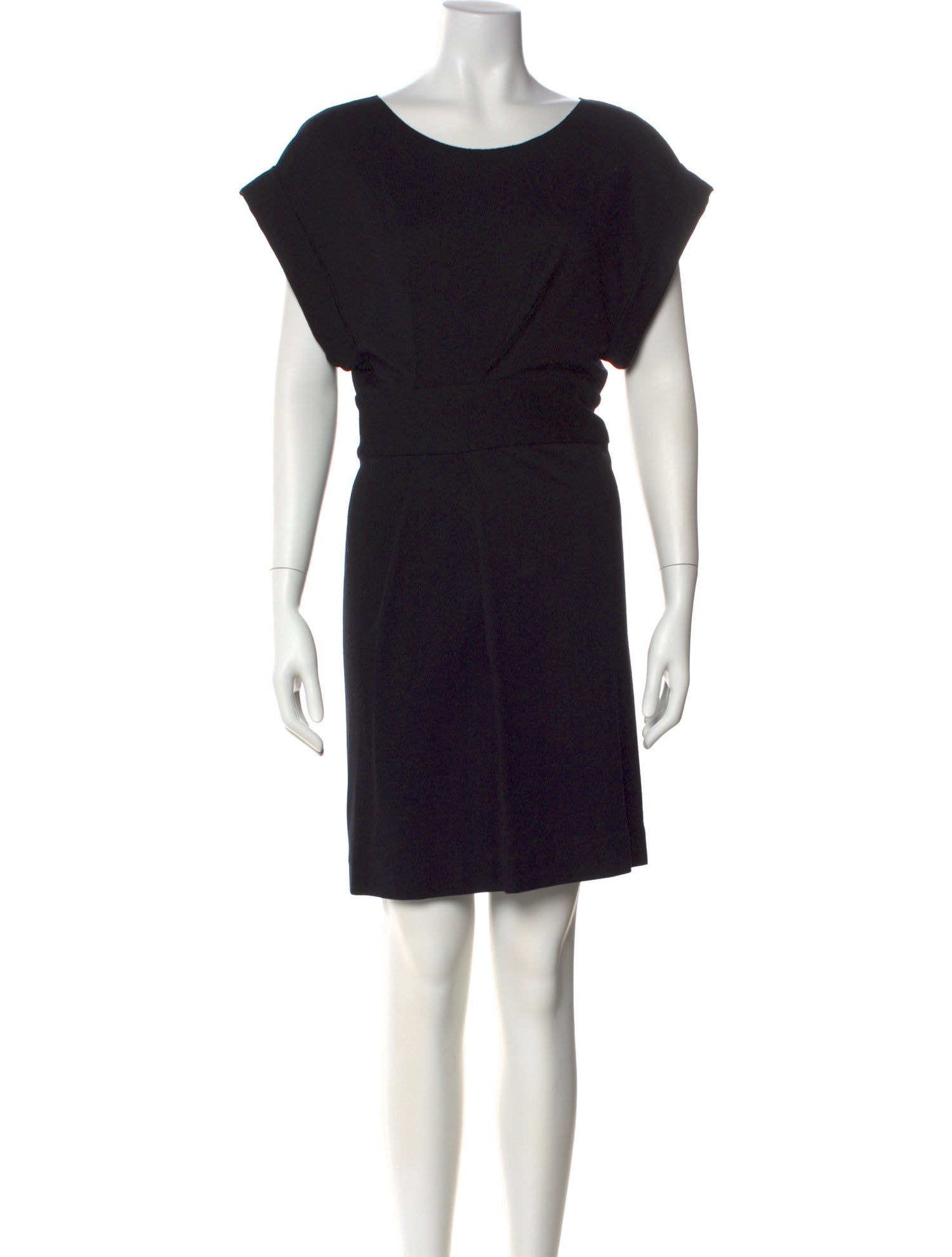 Yigal Azrouël Scoop Neck Mini Dress