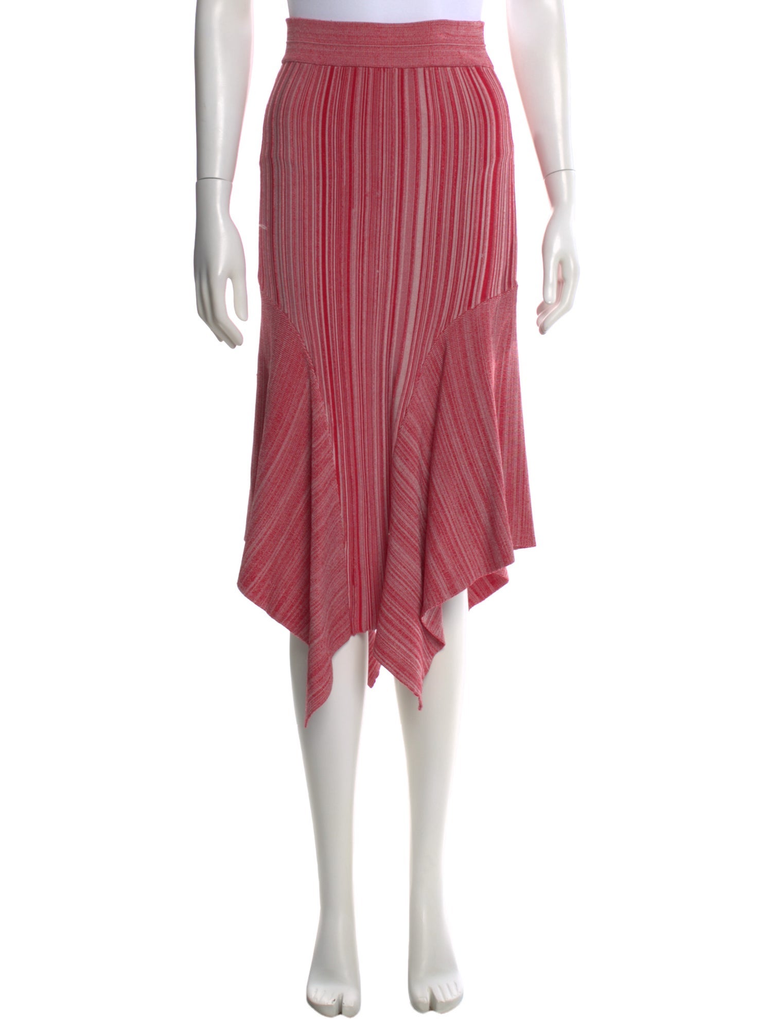 Yigal Azrouël Striped Midi Length Skirt