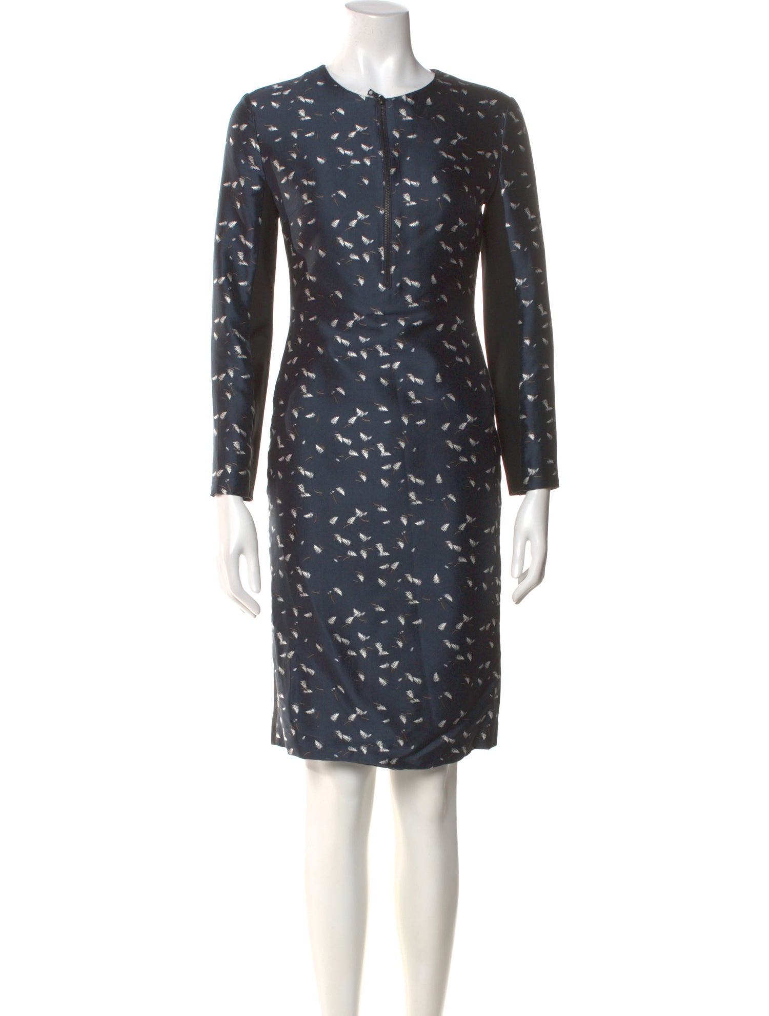 Yigal Azrouël Silk Knee-Length Dress