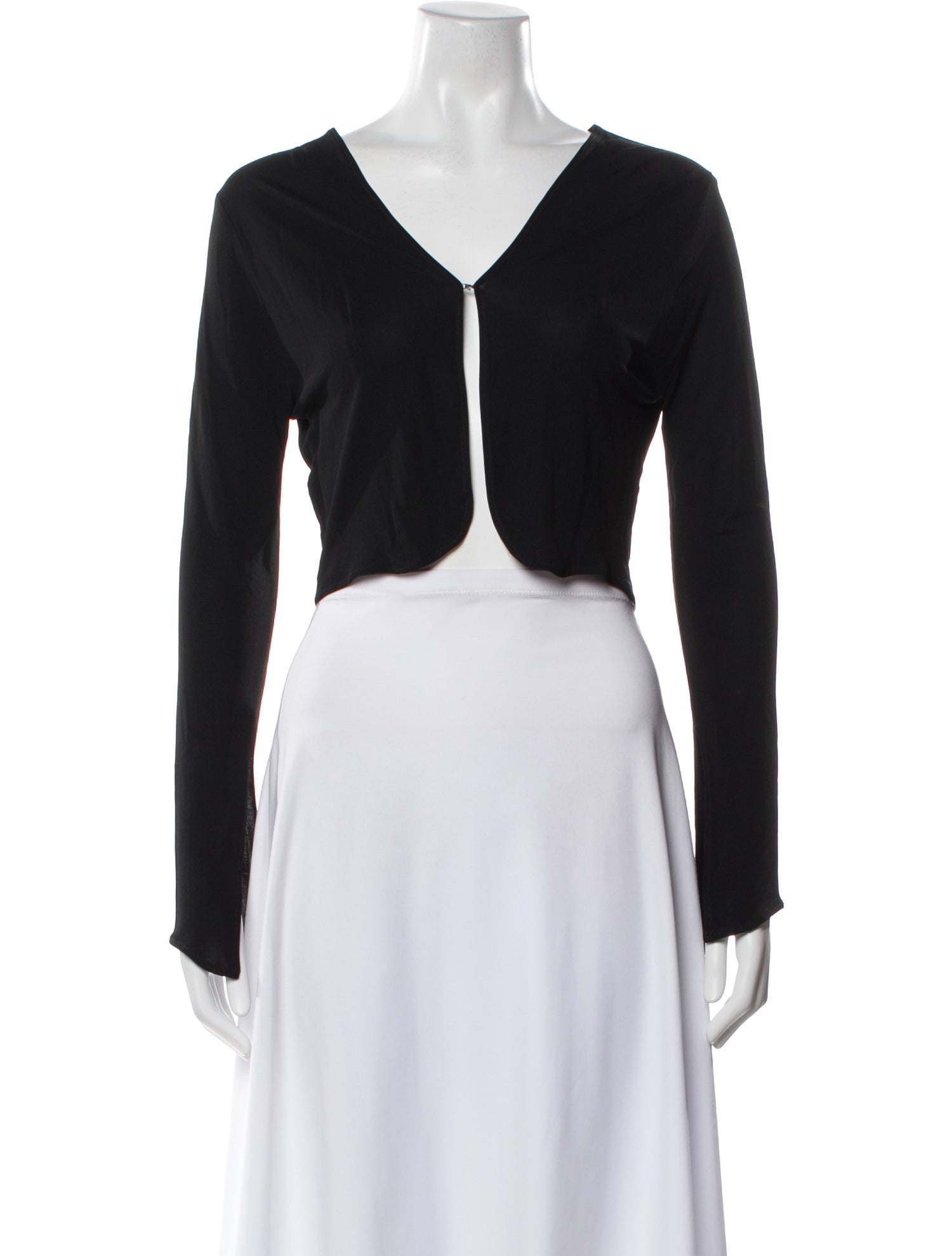 Yigal Azrouël V-Neck Long Sleeve Top