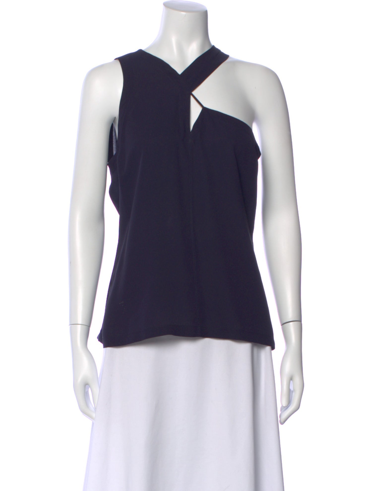 Yigal Azrouël Silk Asymmetrical Top