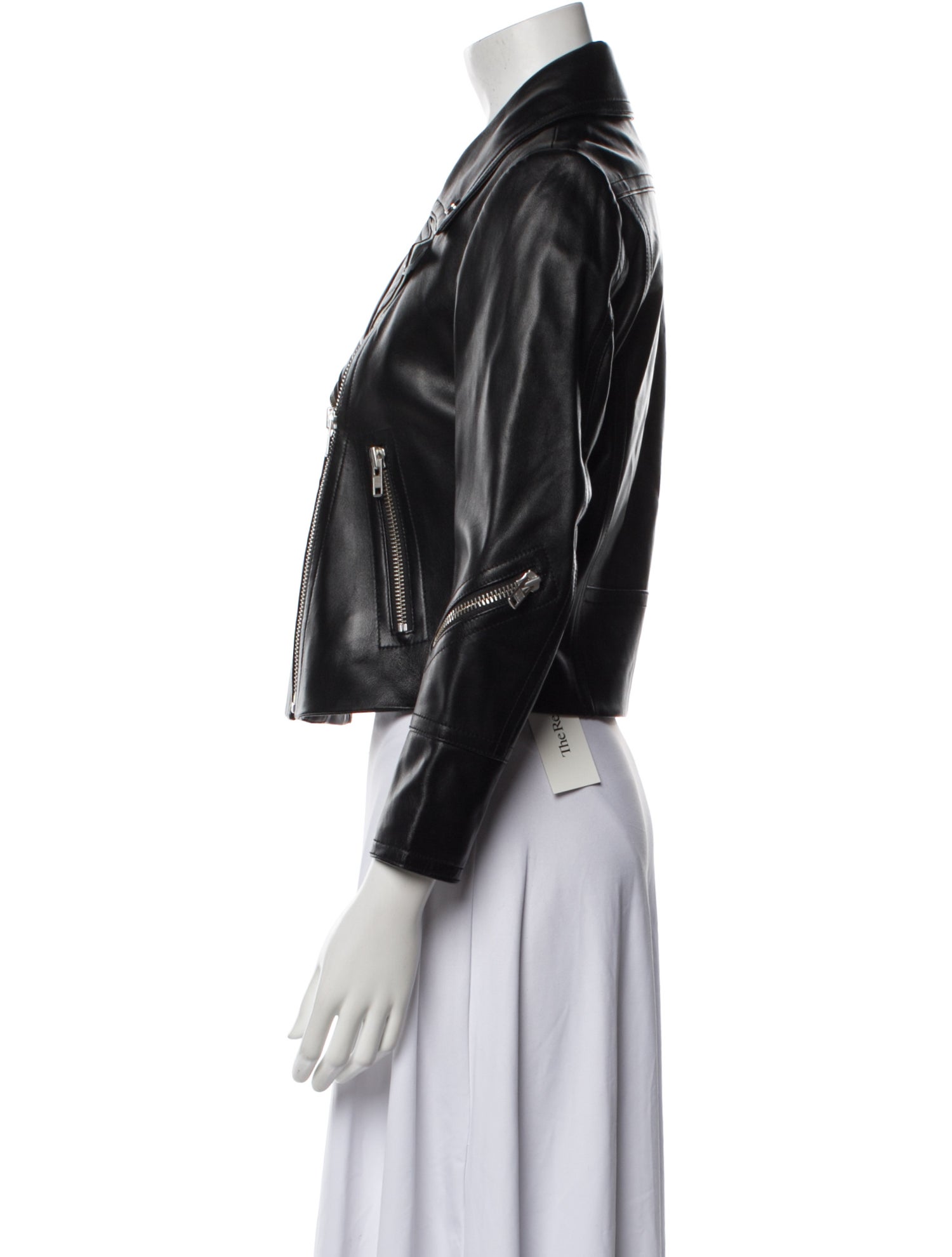 Yigal Azrouël Lamb Leather Biker Jacket w/ Tags