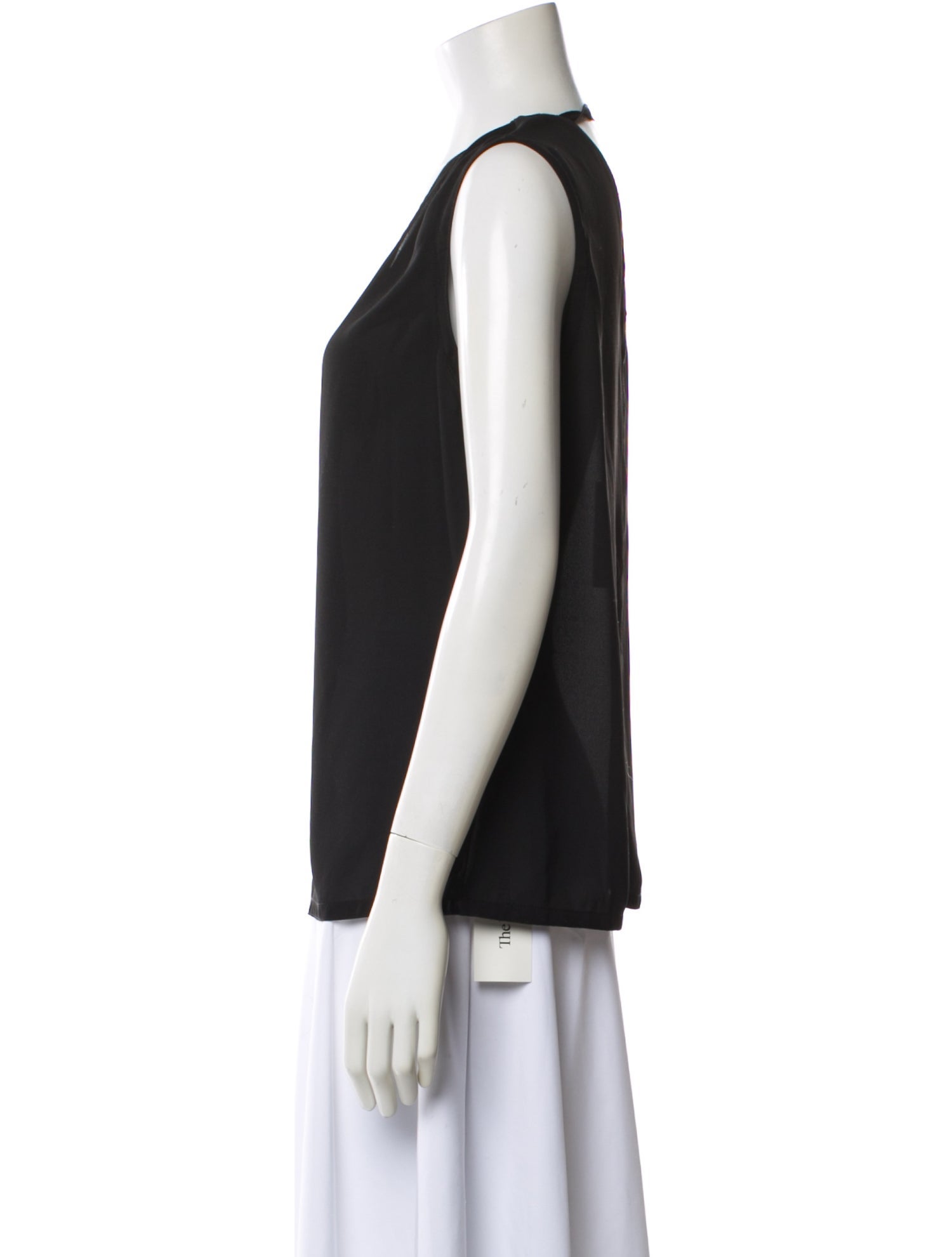 Yigal Azrouël Silk V-Neck Top