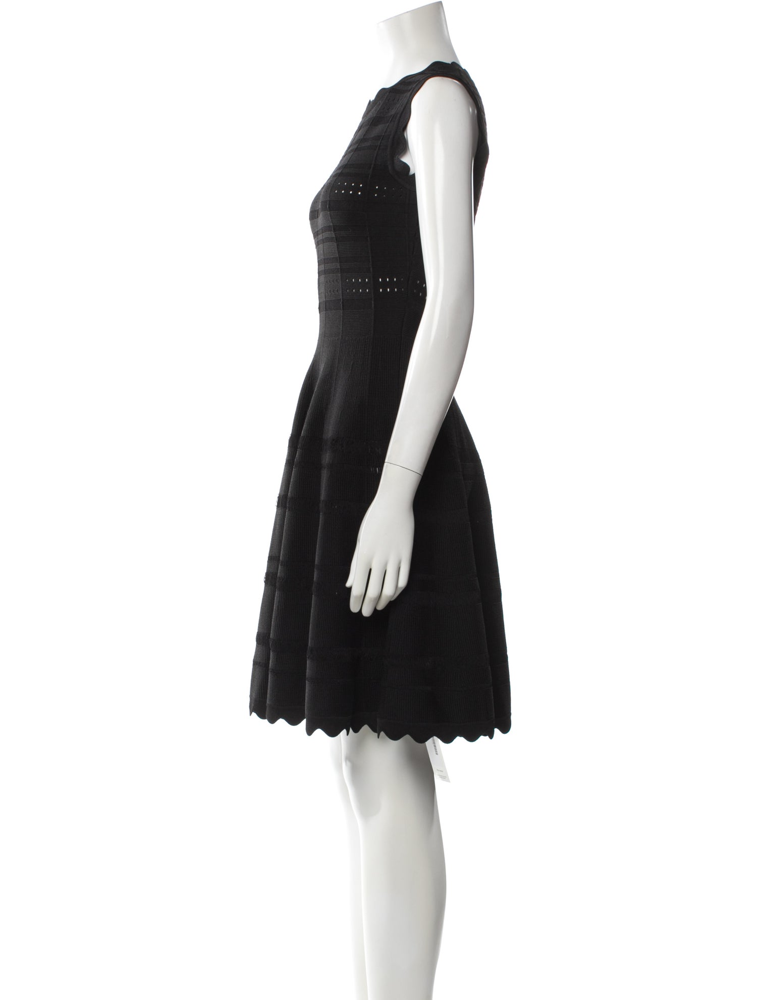 Yigal Azrouël Bateau Neckline Mini Dress