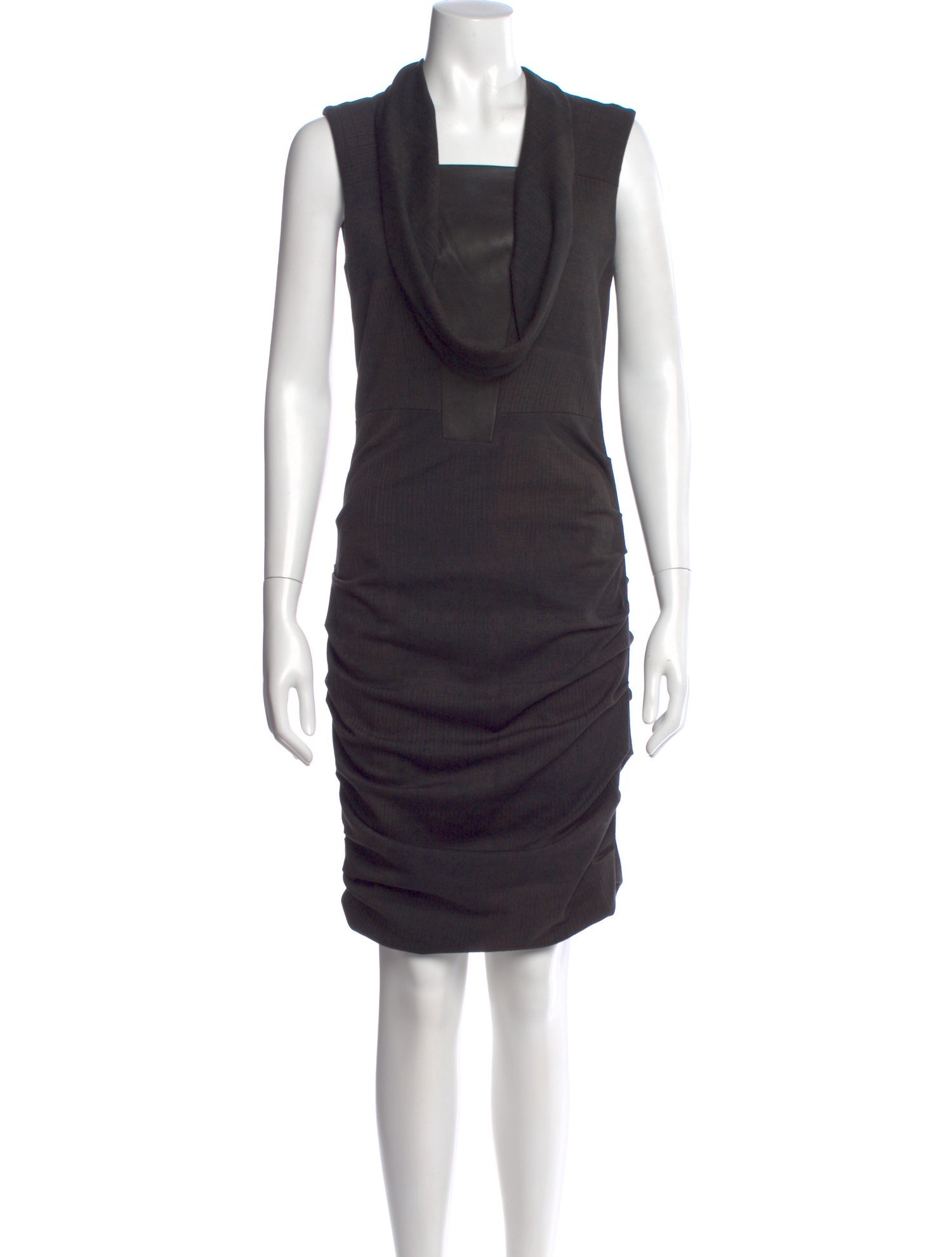 Yigal Azrouël Cowl Neck Knee-Length Dress