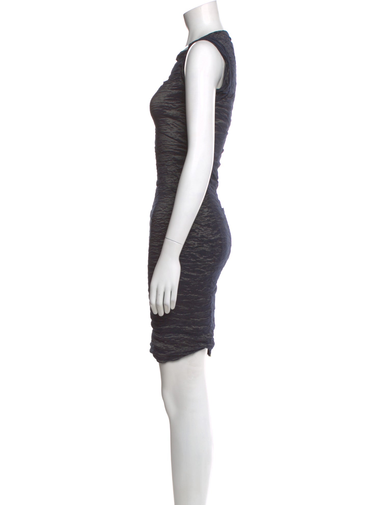 Yigal Azrouël Square Neckline Mini Dress