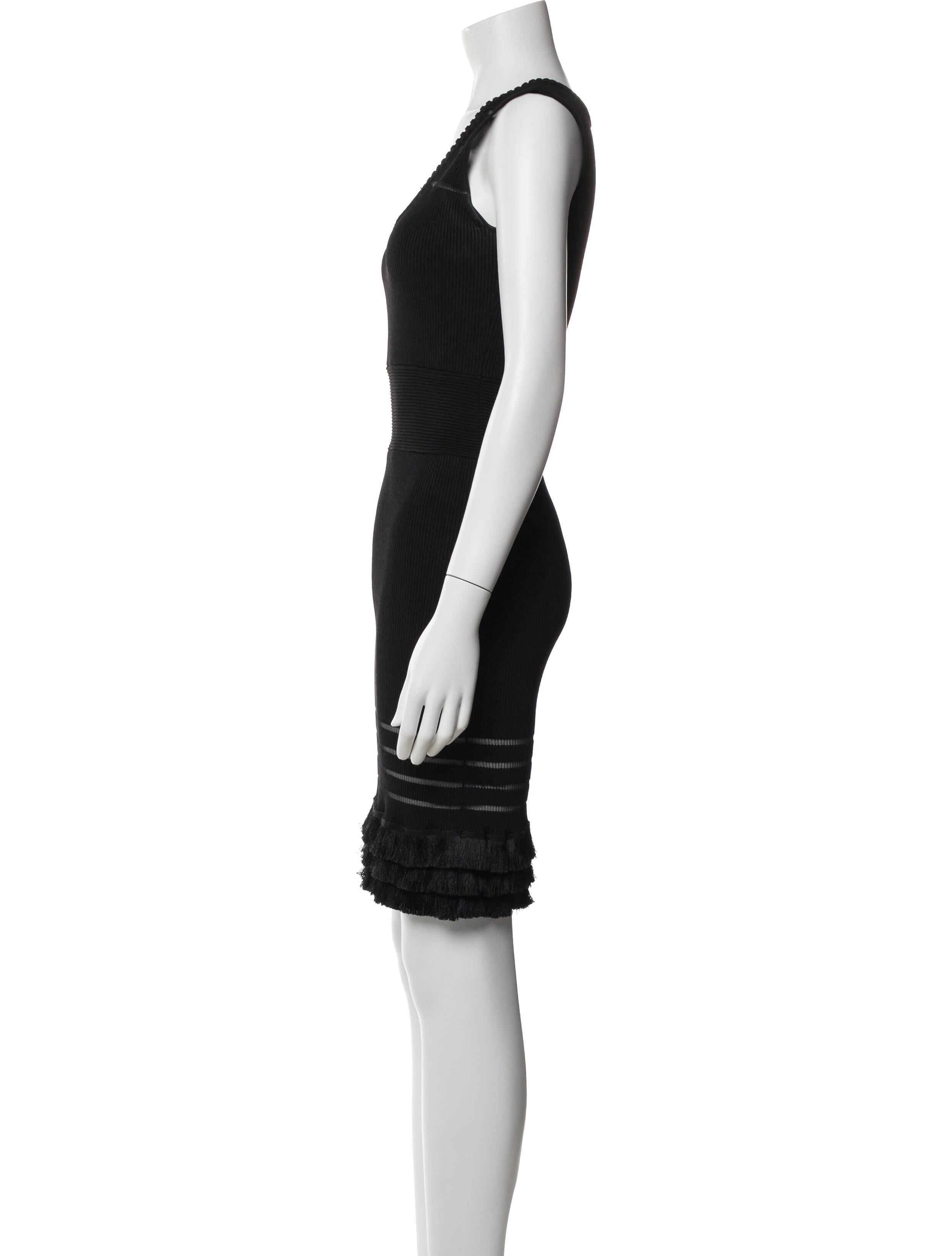 Yigal Azrouël Scoop Neck Knee-Length Dress