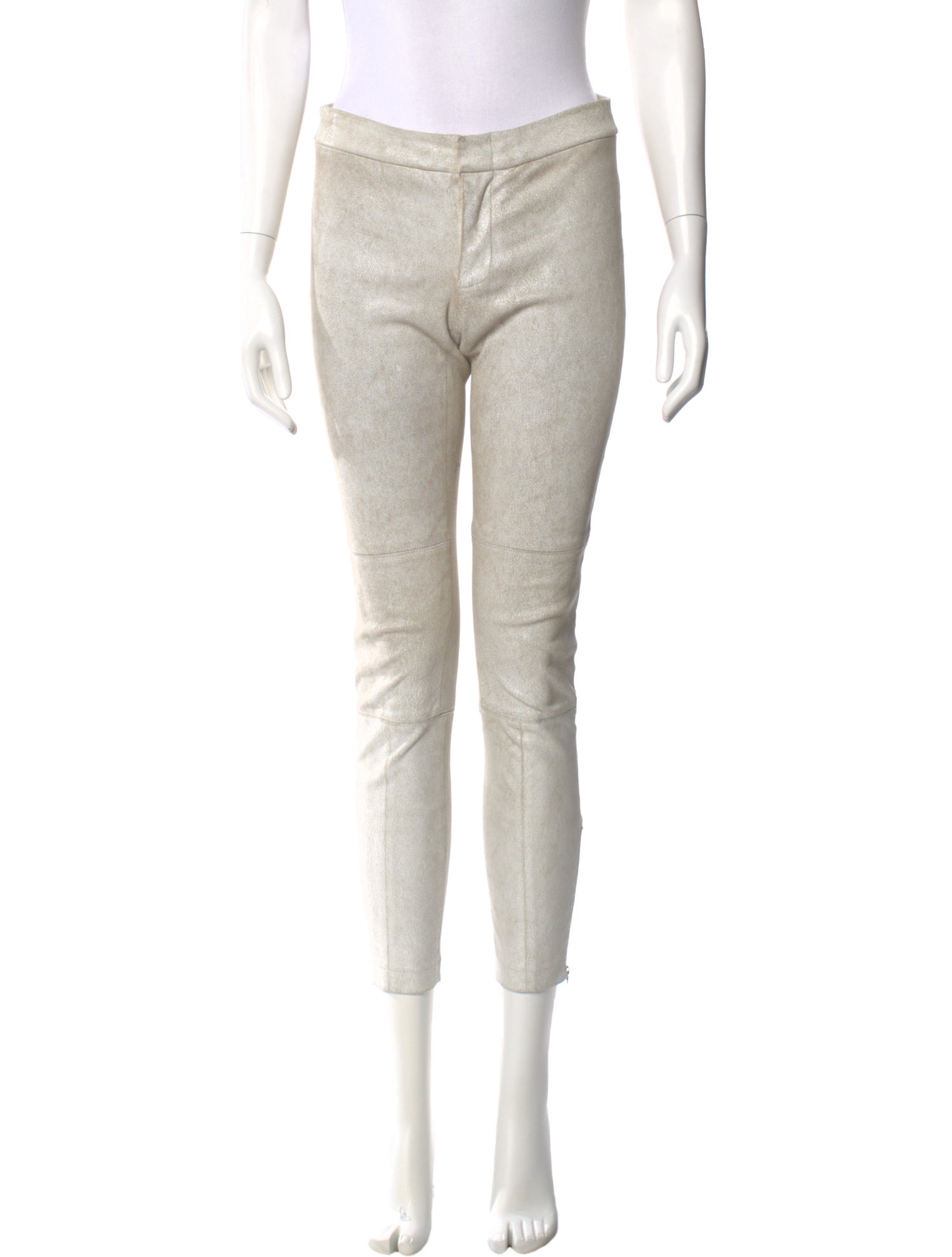 Yigal Azrouël Lamb Leather Leggings Pants