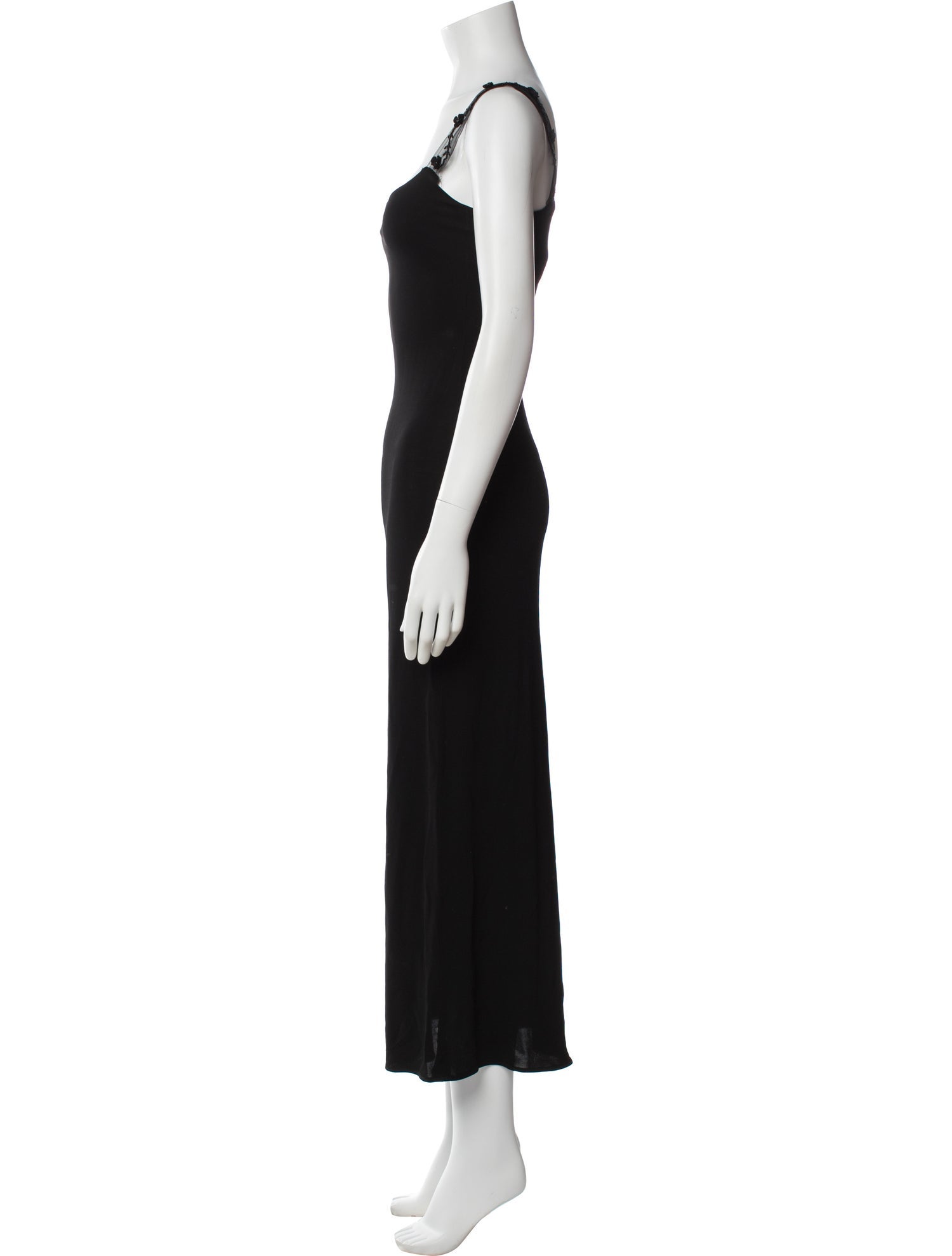Yigal Azrouël Scoop Neck Long Dress