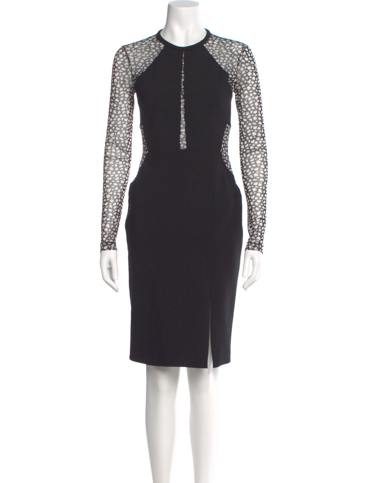 Yigal Azrouël Crew Neck Knee-Length Dress