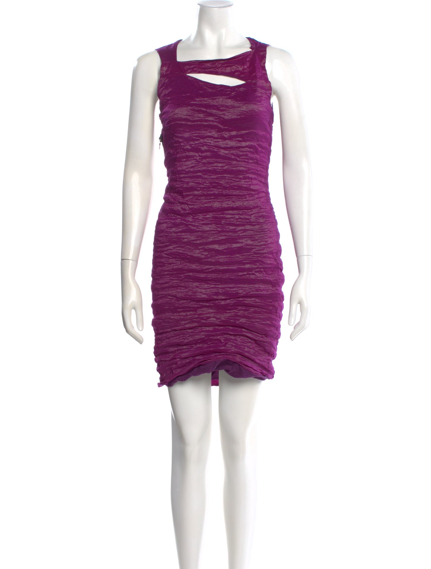 Yigal Azrouël Square Neckline Mini Dress