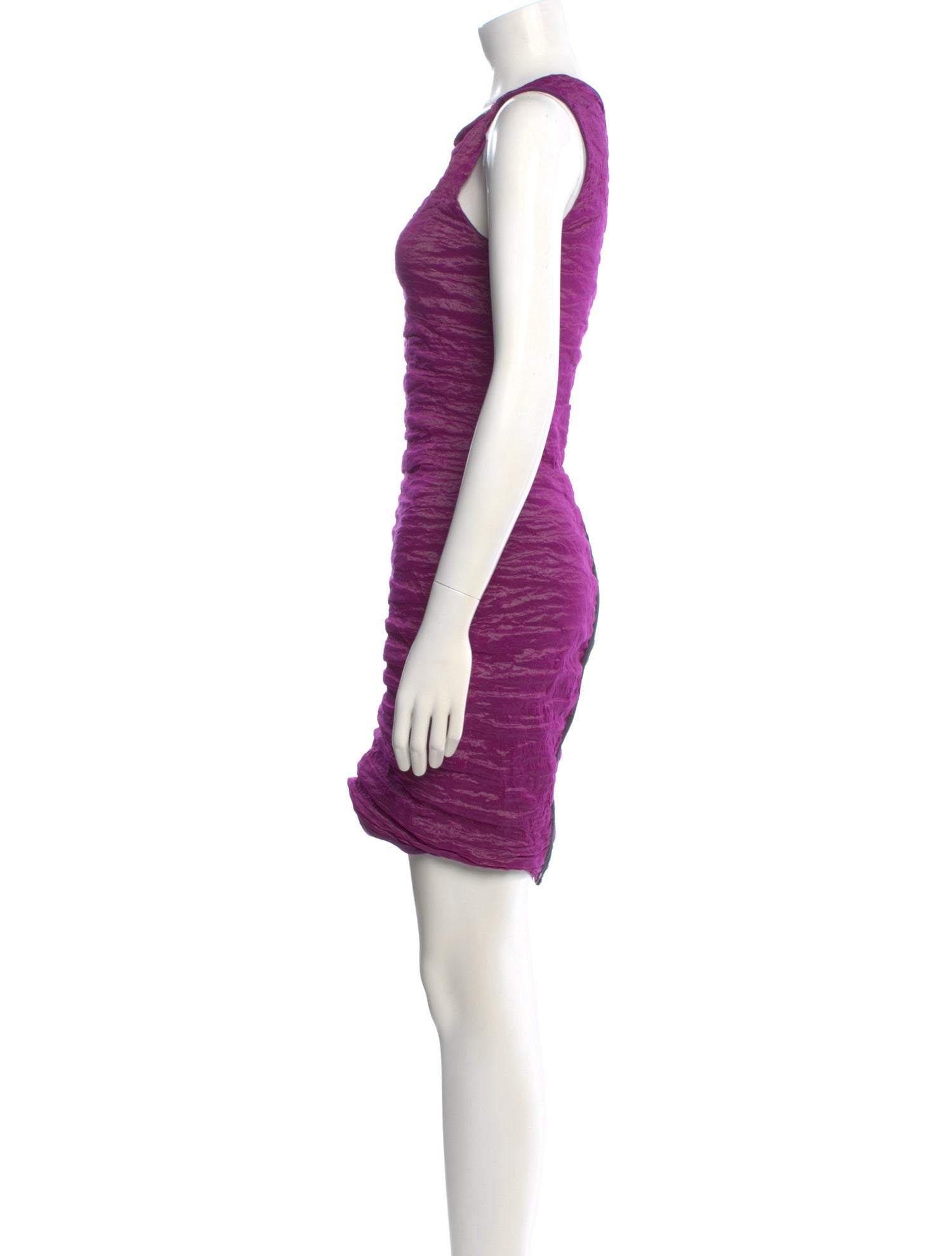 Yigal Azrouël Square Neckline Mini Dress