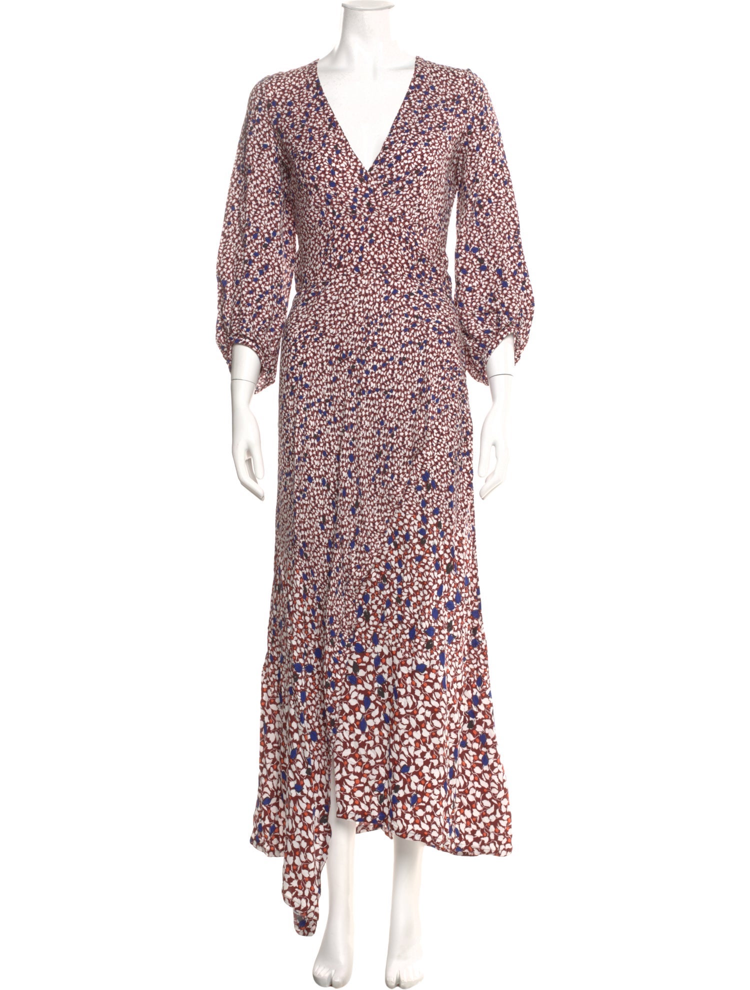 Yigal Azrouël Floral Print Long Dress w/ Tags