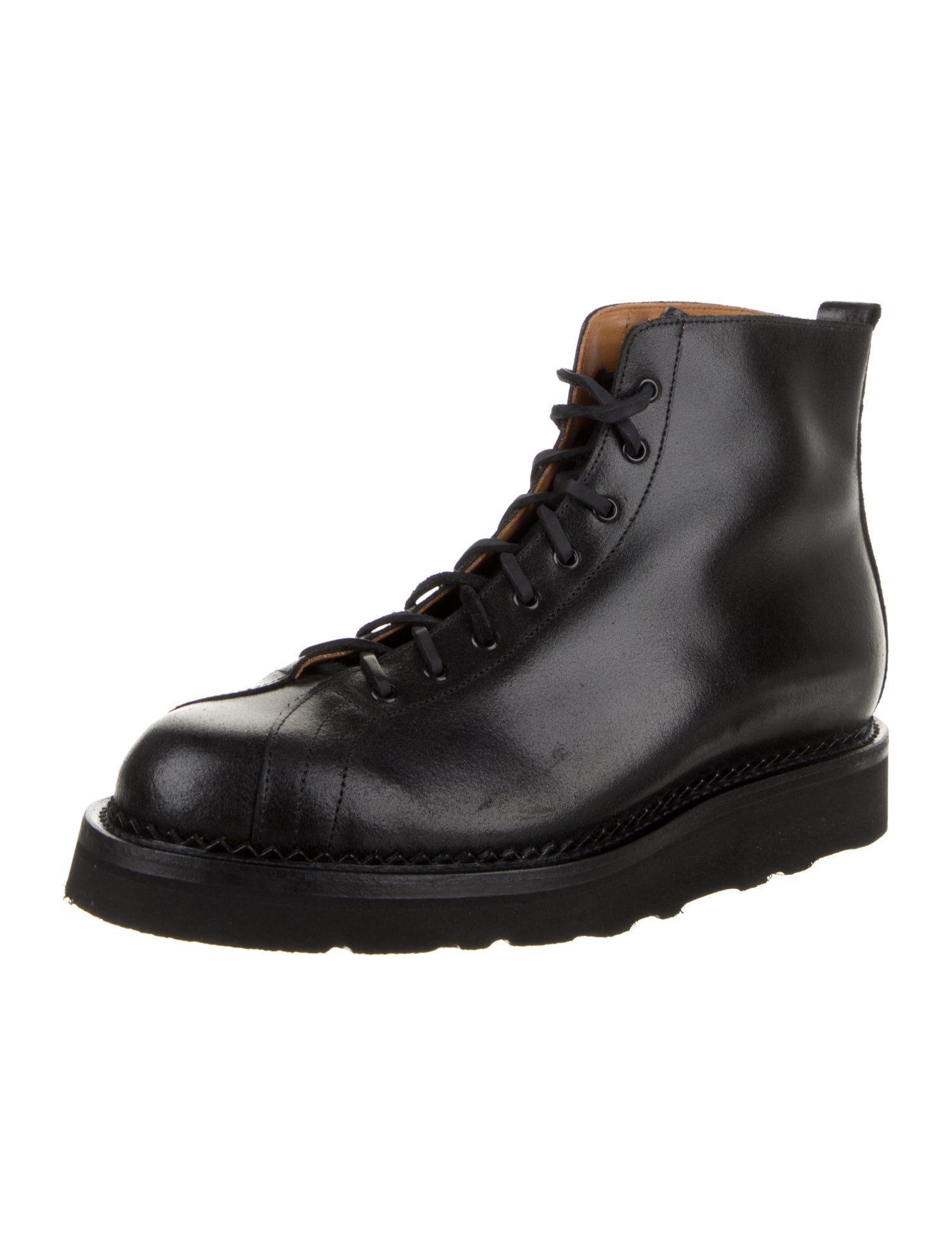 Yuketen Leather Lace-Up Boots