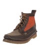 Yuketen Colorblock Pattern Hiking Boots
