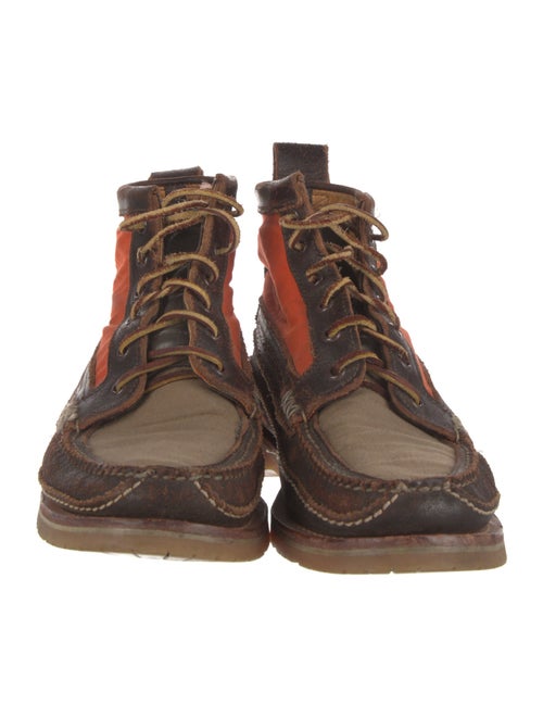 Yuketen Colorblock Pattern Hiking Boots