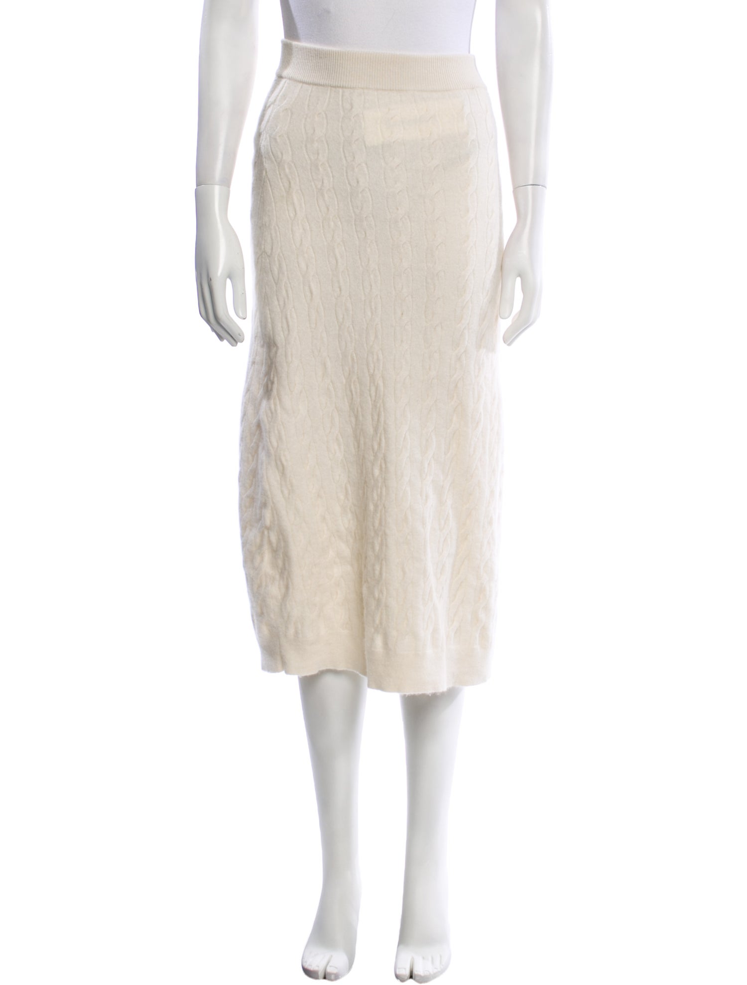 Lisa Yang Cashmere Midi Length Skirt