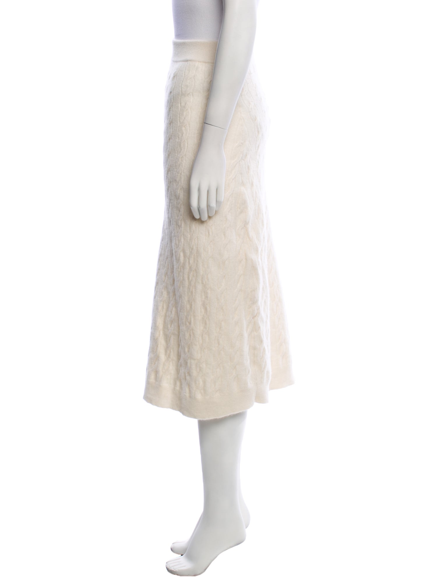 Lisa Yang Cashmere Midi Length Skirt