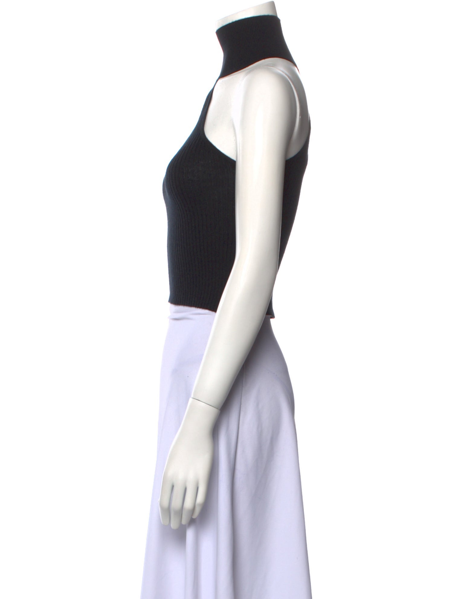 Lisa Yang Cashmere One-Shoulder Crop Top