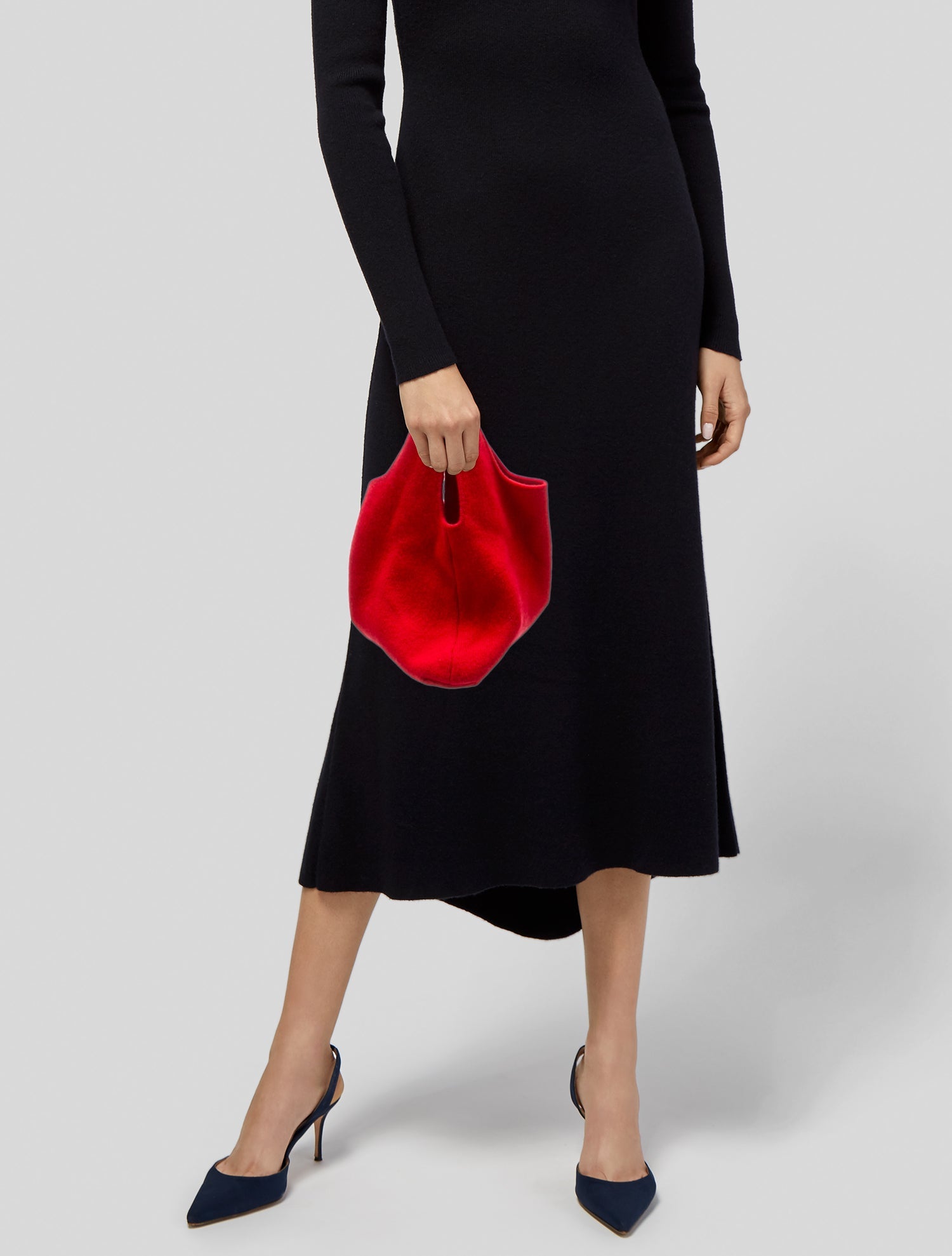 Lisa Yang Cashmere Top Handle Bag