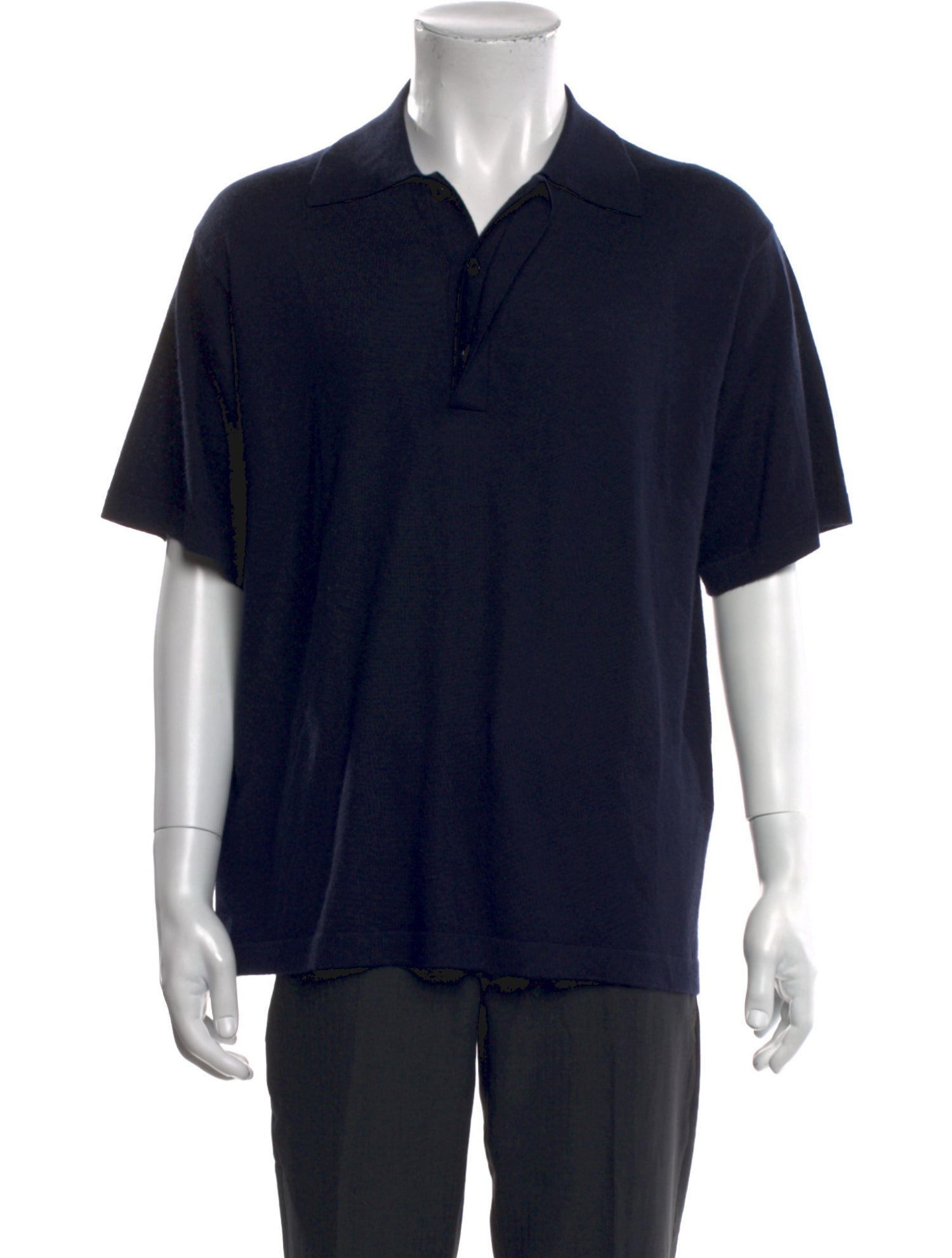 Lisa Yang Cashmere Collar Polo Shirt w/ Tags