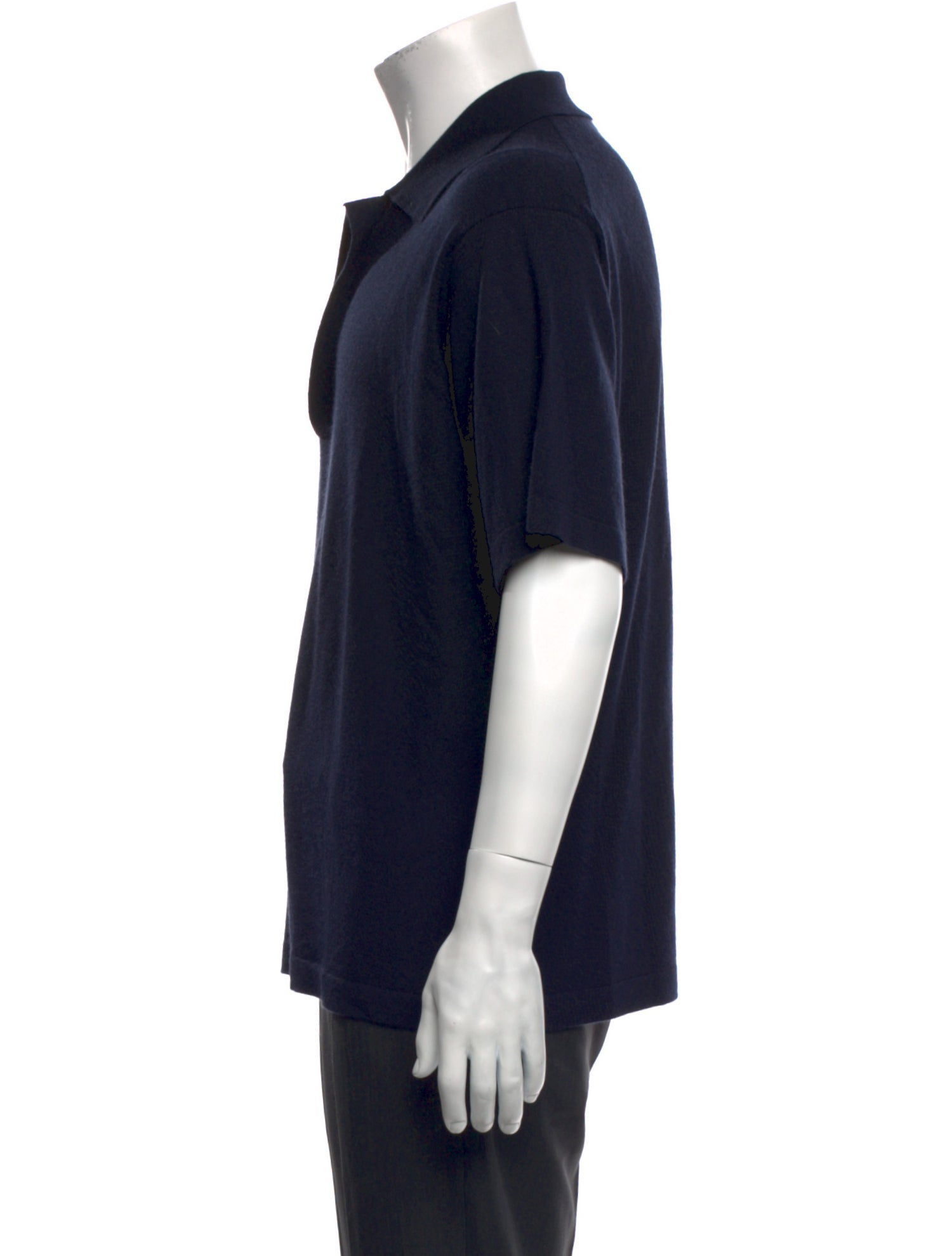 Lisa Yang Cashmere Collar Polo Shirt w/ Tags