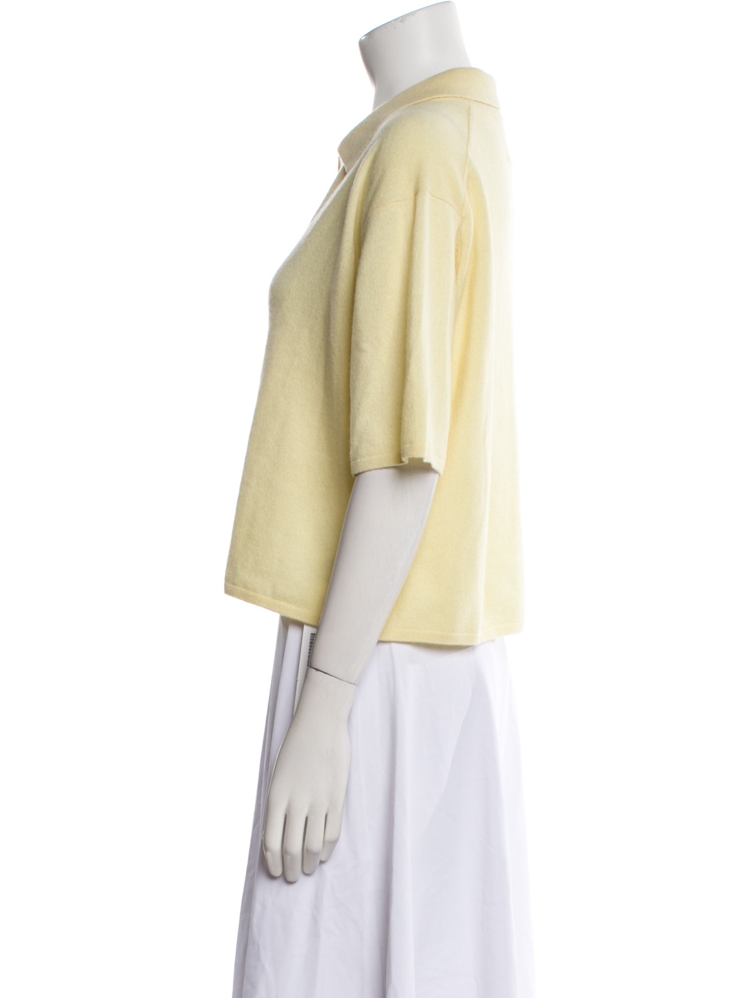 Lisa Yang Cashmere V-Neck Polo