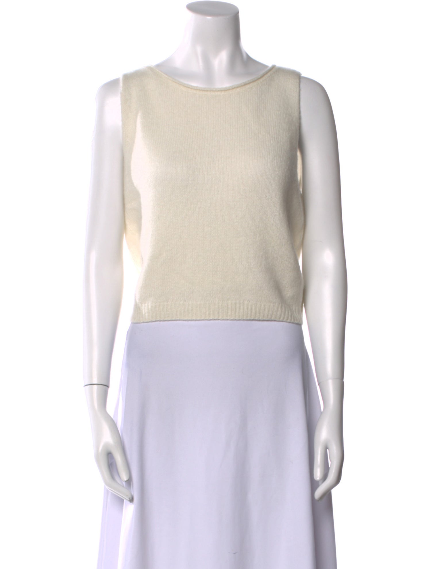 Lisa Yang Cashmere Bateau Neckline Crop Top w/ Tags