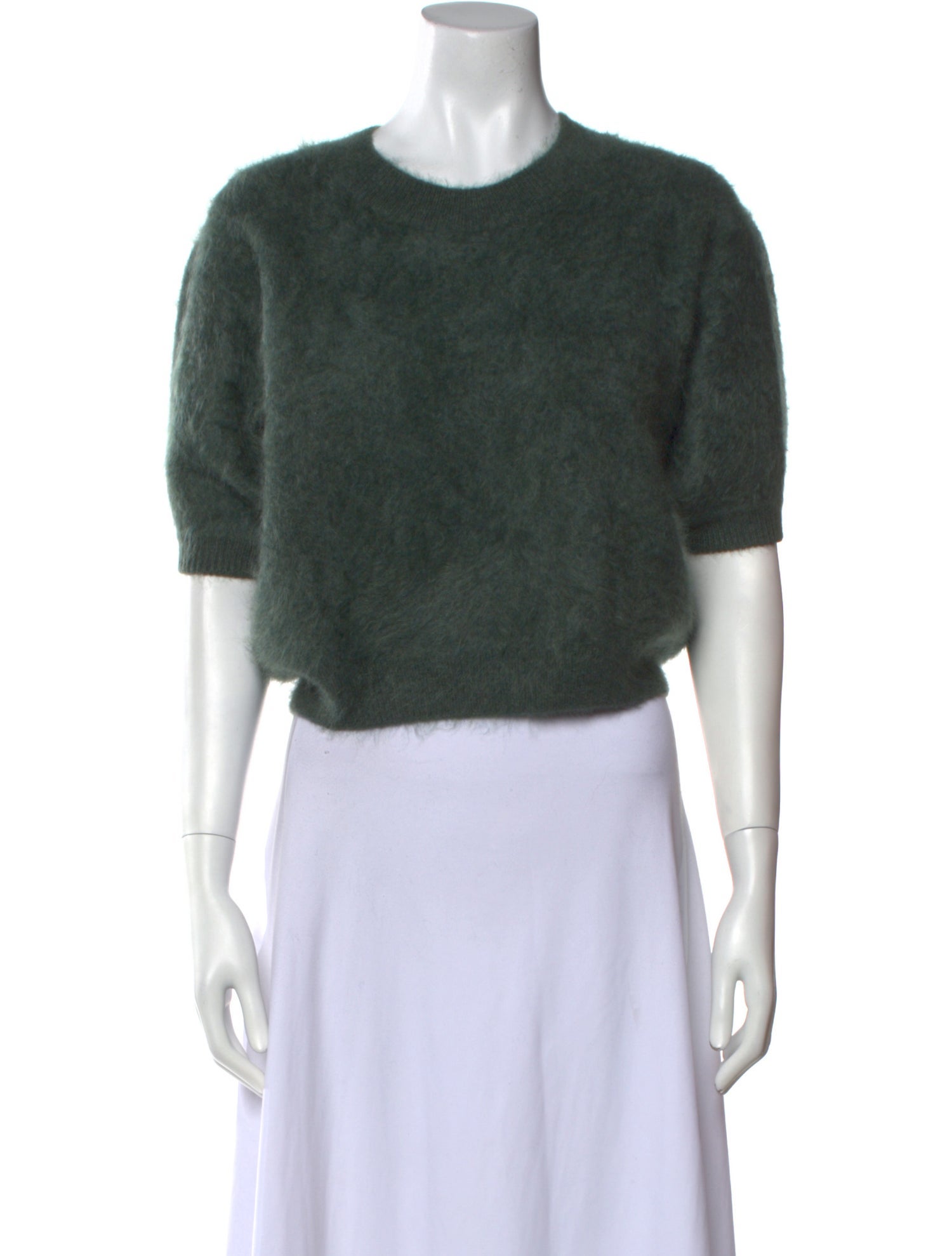 Lisa Yang Cashmere Crew Neck Crop Top