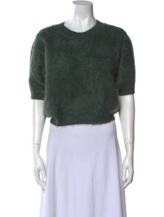 Lisa Yang Cashmere Crew Neck Crop Top