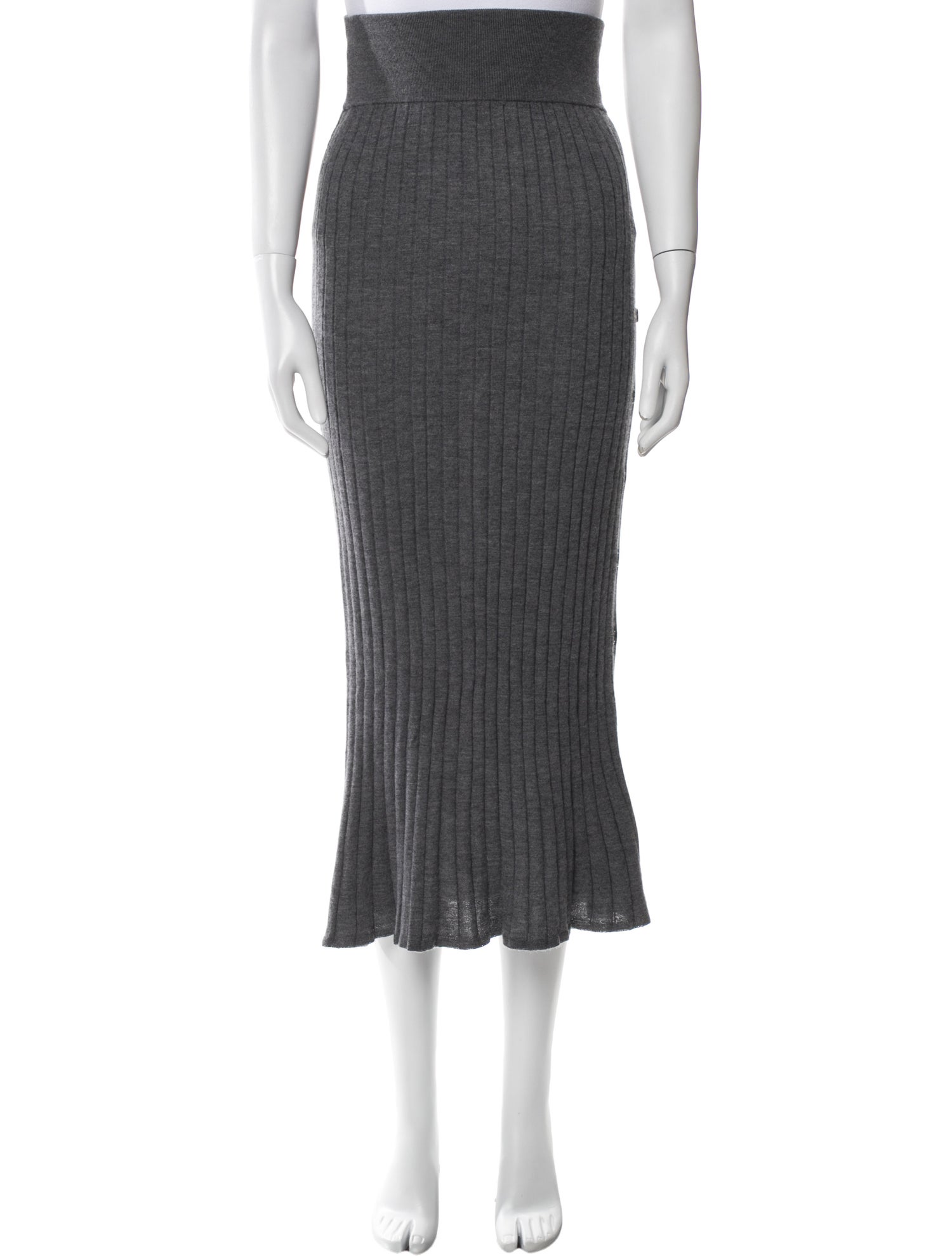 Lisa Yang Cashmere Midi Length Skirt