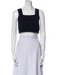 Lisa Yang Cashmere Square Neckline Crop Top