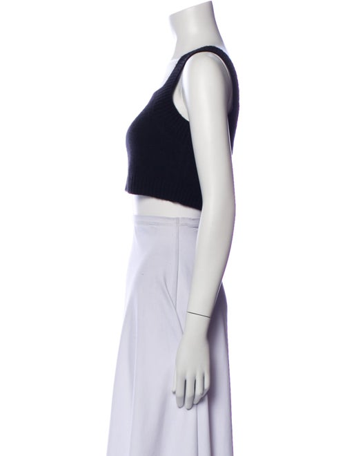 Lisa Yang Cashmere Square Neckline Crop Top