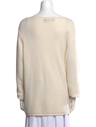 Lisa Yang Cashmere Bateau Neckline Sweater