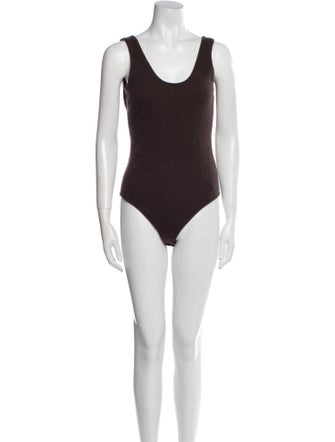 Lisa Yang Cashmere Scoop Neck Bodysuit