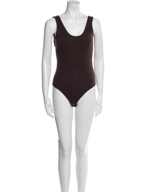 Lisa Yang Cashmere Scoop Neck Bodysuit