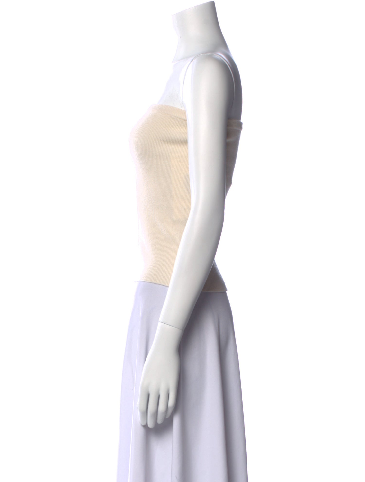 Lisa Yang Cashmere Square Neckline Crop Top