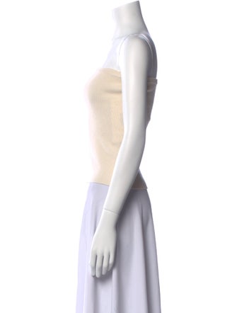 Lisa Yang Cashmere Square Neckline Crop Top