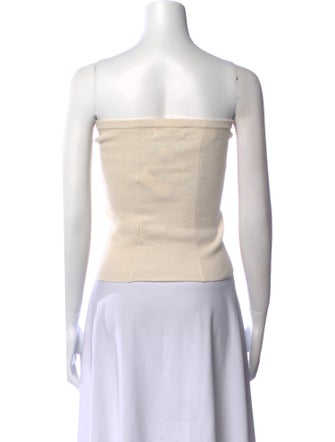 Lisa Yang Cashmere Square Neckline Crop Top