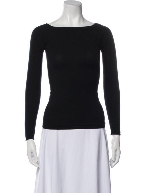 Lisa Yang Cashmere Bateau Neckline Top