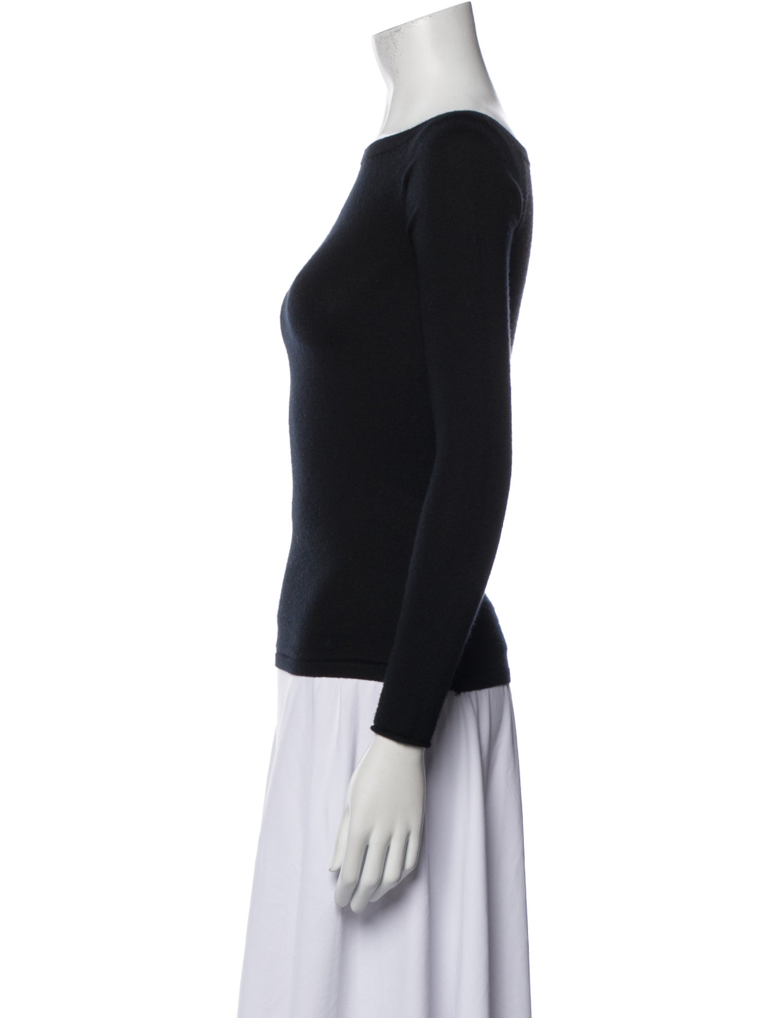 Lisa Yang Cashmere Bateau Neckline Top