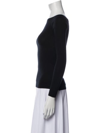 Lisa Yang Cashmere Bateau Neckline Top