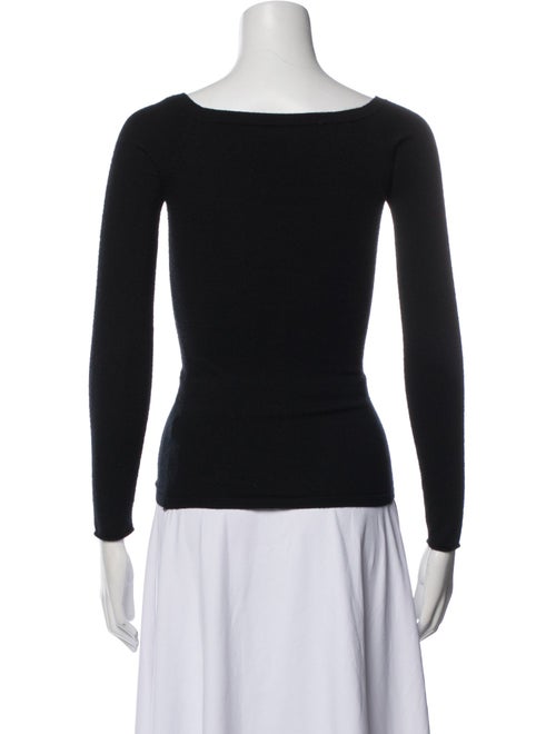 Lisa Yang Cashmere Bateau Neckline Top
