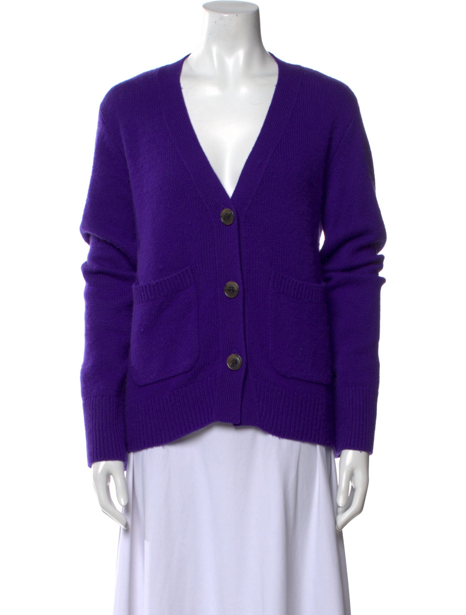 Lisa Yang Cashmere Plunge Neckline Sweater