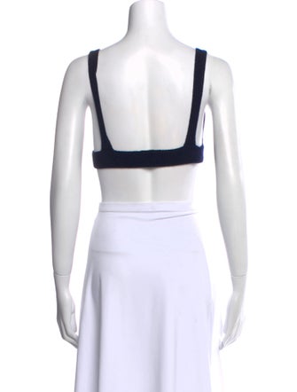 Lisa Yang Cashmere V-Neck Crop Top