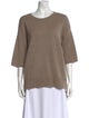 Lisa Yang Cashmere Scoop Neck Sweater