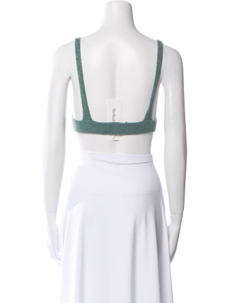 Lisa Yang Cashmere V-Neck Crop Top