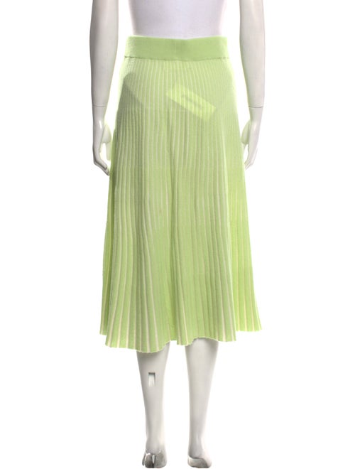 Lisa Yang Pleated Accents Midi Length Skirt